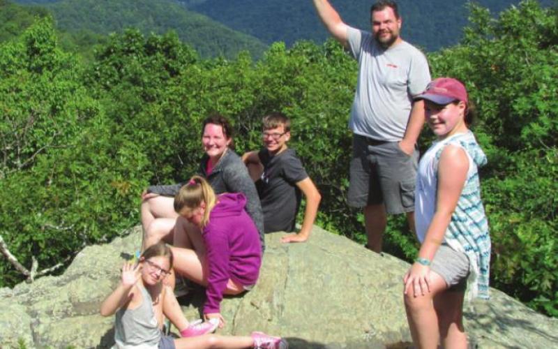 Bearfence has been a popular destination since our kids were big enough to tackle it on their own. Babies in backpacks are definitely not a good idea.