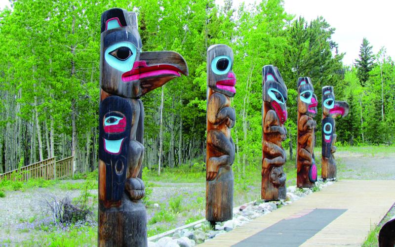 The Tlingit Heritage Center holds demonstrations and displays the crafts of native peoples.