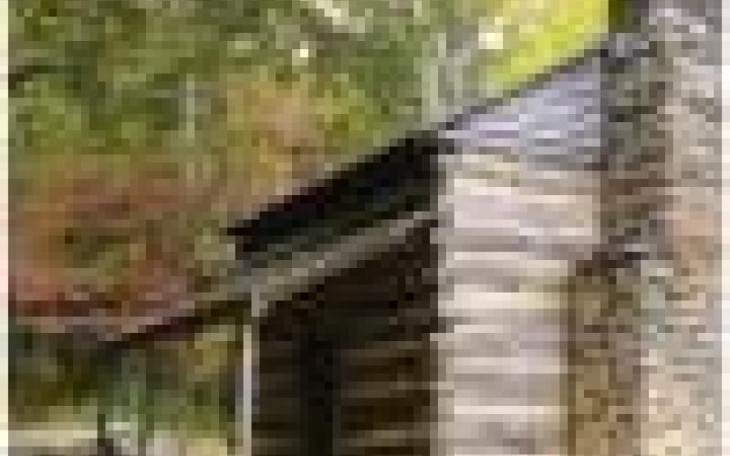 The John Oliver place is the first cabin you come to in Cades Cove