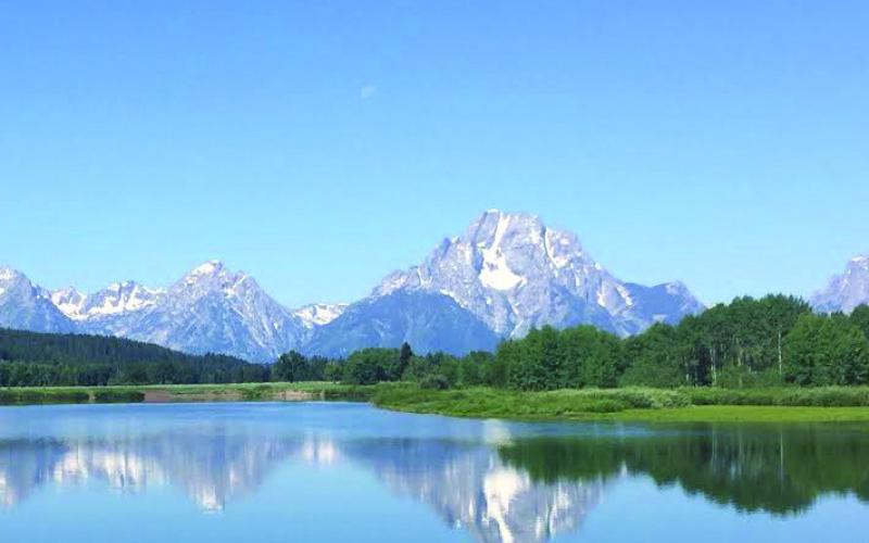 The Oxbow Bend of the Snake River is a popular destination right on the Loop Road. The main challenge is finding a place to park.