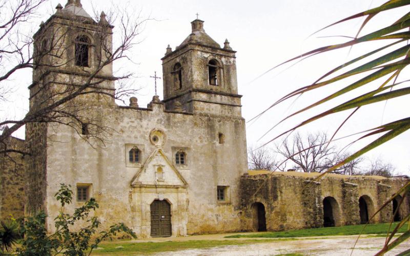 Concepcion the mission, close to San Antonio, dates back to 1713.