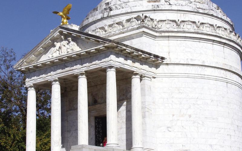 The Illinois monument at Vicksburg is a huge rotunda. States and individual regiments recognized the valor of their troops in different ways.