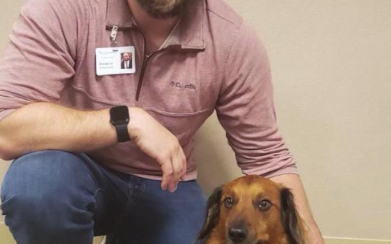 Brandon Webb with Brutus