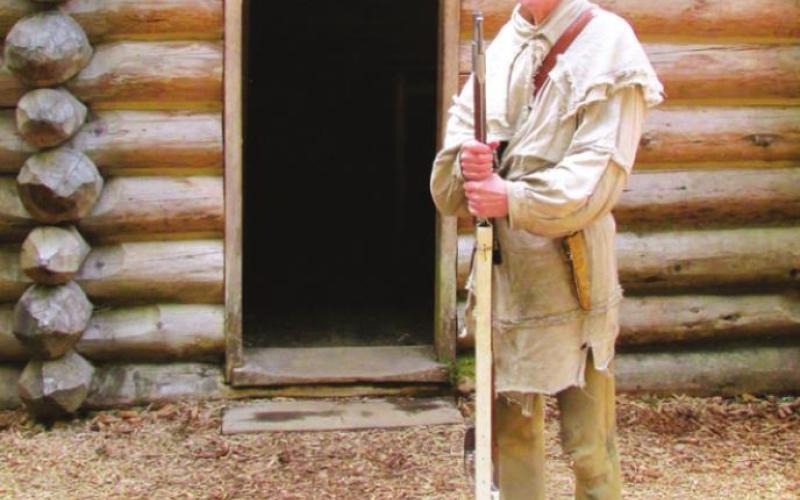 This volunteer described what life was like at Fort Clatsop and demonstrated the art of loading and firing a muzzleloader. When we returned seven years later, he was still at it.