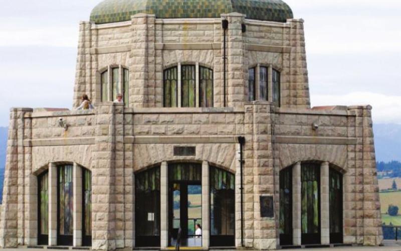 Though technically just a rest stop on the Historic Highway, Vista House serves as a memorial to the pioneers who settled Oregon.