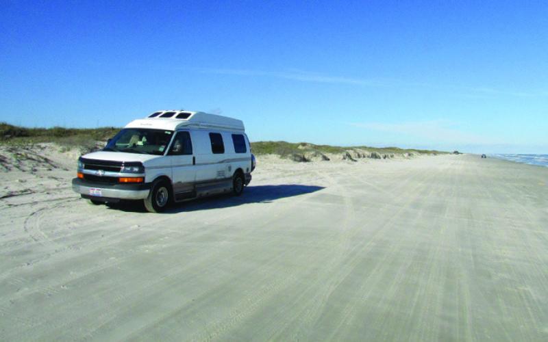 During a government shutdown of the national parks, we learned the advantages of camping right on the beach at Padre Island.