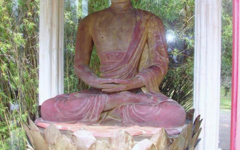 A 900-year-old Buddha was discovered by friends of McIlhenny and shipped to him from a New York warehouse. It became the basis for extensive Oriental-style gardens.