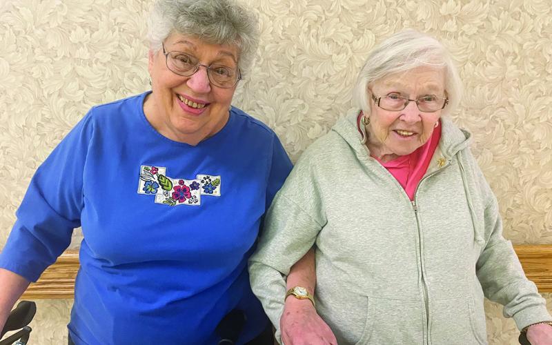 Rita Beckman and Maddy Mitchell