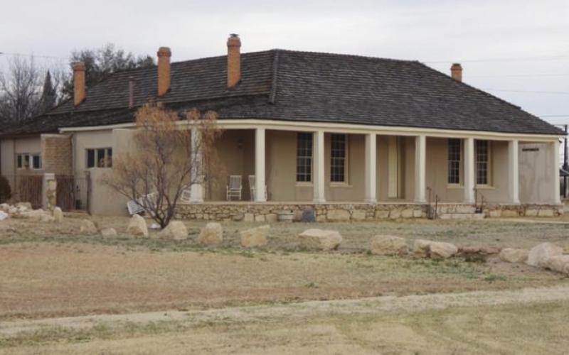 Rank hath its privileges—even today. At Fort Stockton, what was formerly one of the three surviving Officers’ Quarters is now a private residence. Very nice, too.