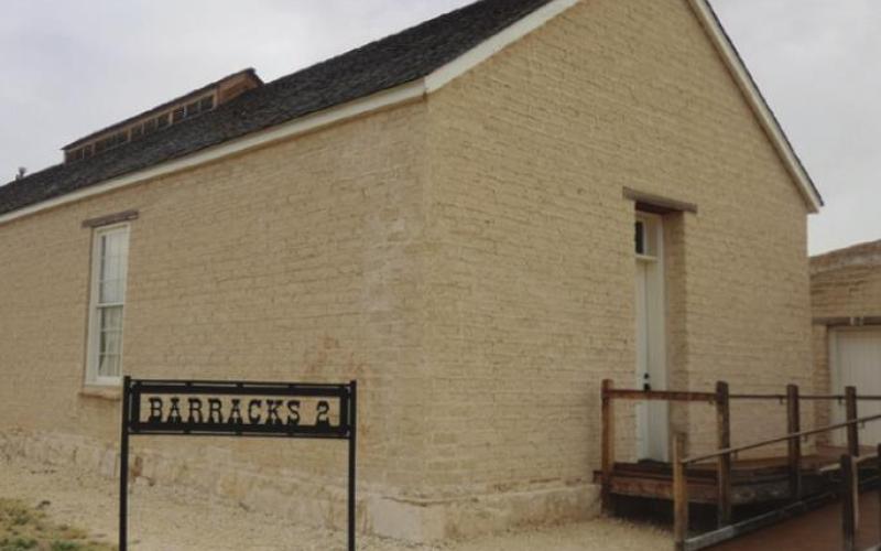Enlisted Men’s Barracks at Fort Stockton were somewhat more modest.