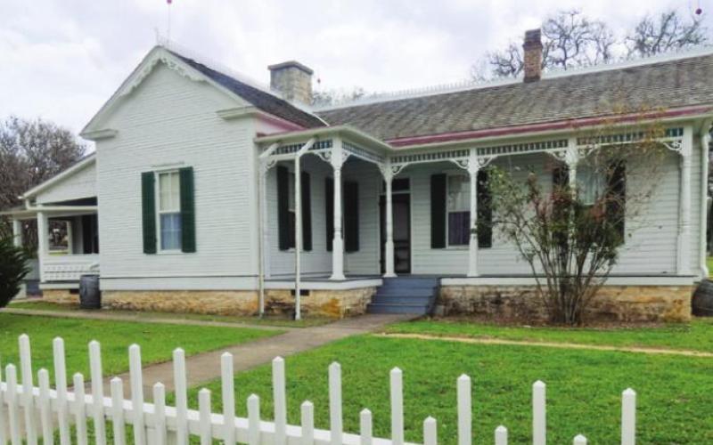 The boyhood home in Johnson City is restored to its 1920s appearance with period appliances and furnishings.