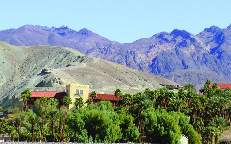 The park visitor center and the accommodations at Furnace Creek Inn and Furnace Creek Ranch are located in the Oasis.