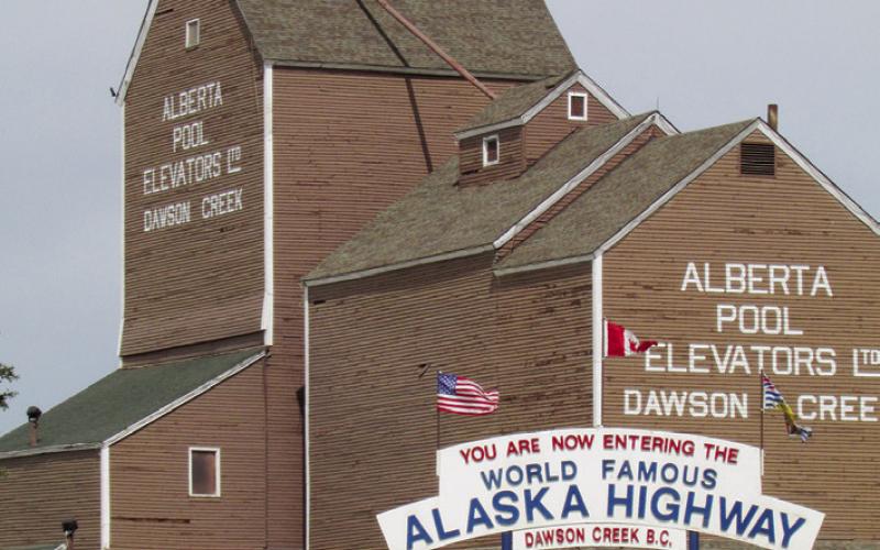 At Dawson Creek, they are so proud of being at the start of the Alaska Highway they erected Mile 0 signs in two different locations.