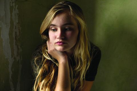 Teen dealing with depression