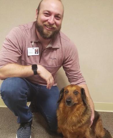 Brandon Webb with Brutus