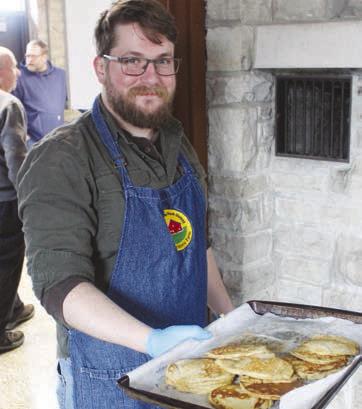 local member cooks food for community 