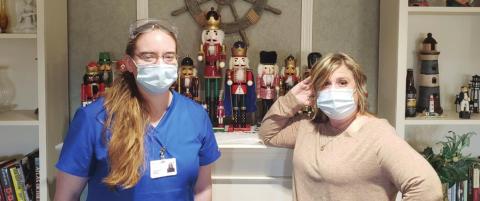 Jayme Fronk and Darlene Cox
