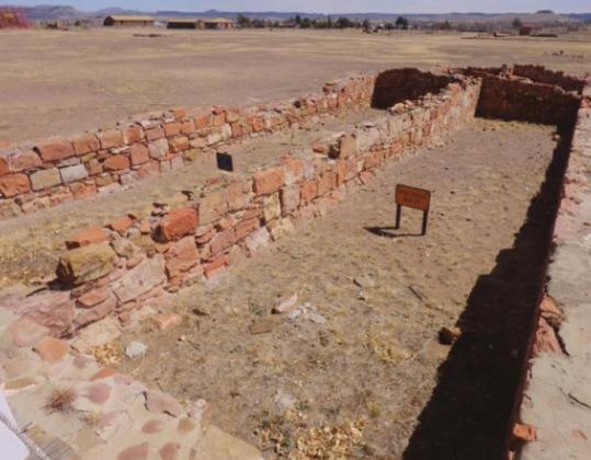 The original Fort Davis survives only as stone foundations comprising an archeological site.