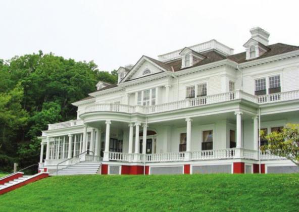 The Moses Cone estate has beautiful grounds and trails in addition to the mansion itself.