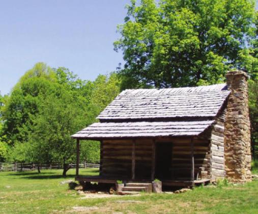 The Mountain Farm Museum, near the northern terminus of the Parkway, preserves several outbuildings as well as the pioneer cabin.