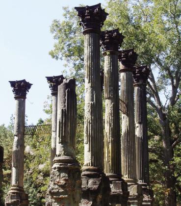 The Windsor Ruins are all that remain of an elegant plantation house that survived the Civil War only to be burned down by a careless smoker.