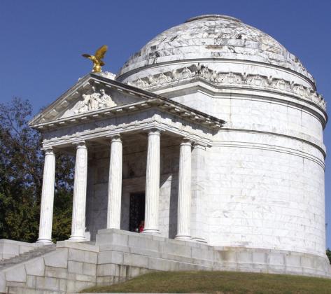The Illinois Rotunda, like other impressive monuments at the Vicksburg National Military Park, was funded by veterans of the battle.