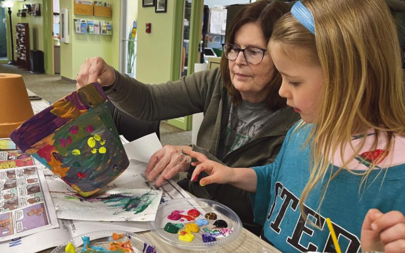Paint and learn class